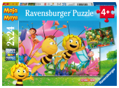 Ravensburger Kinderpuzzle - 09093 Die kleine Biene Maja - Puzzle für Kinder ab 4 Jahren, Biene Maja Puzzle mit 2x24 Teil