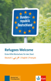 Refugees Welcome - Deutsch, Arabisch, English, Français
