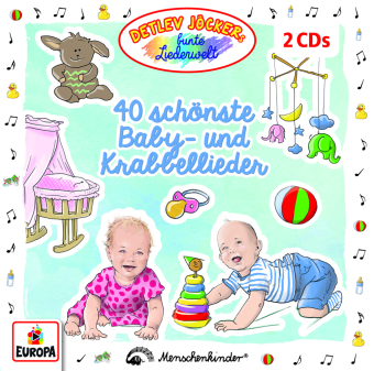 40 schönste Baby- und Krabbellieder, 2 Audio-CDs