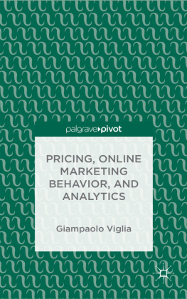 Pricing, Online Marketing Behavior, and Analytics 