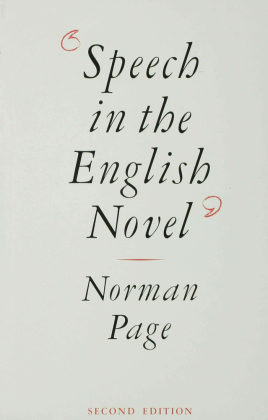 Speech in the English Novel 