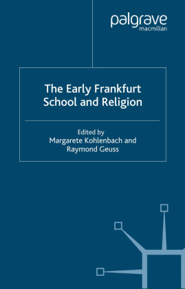 The Early Frankfurt School and Religion 