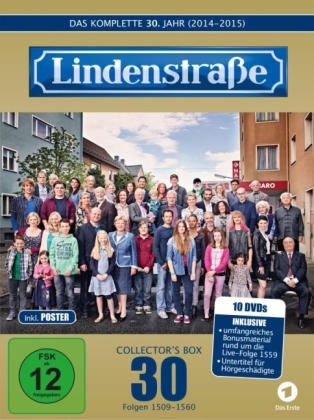 Lindenstraße, Das 30. Jahr, 10 DVDs (Collector's Box, Limited Edition) 