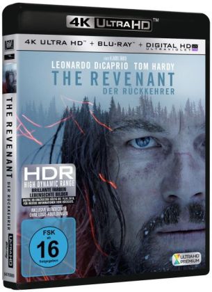 The Revenant - Der Rückkehrer 4K, 1 UHD-Blu-ray + 1 Blu-ray + Digital HD UV 