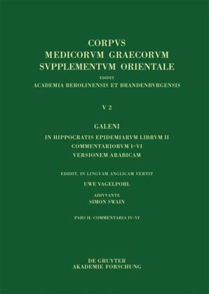 Galeni in Hippocratis Epidemiarum librum II commentariorum IV-VI versio Arabica et indices 