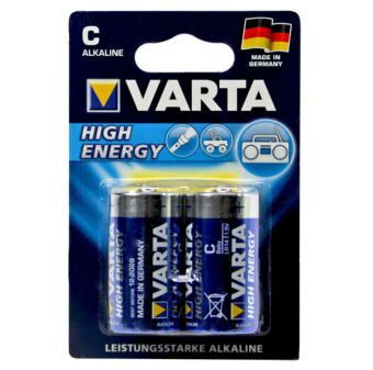 Batterie Varta Alkaline High Energy LR14-C-Baby, 1,5 V,2er 
