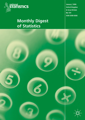 Monthly Digest of Statistics Vol 745, January 2008 