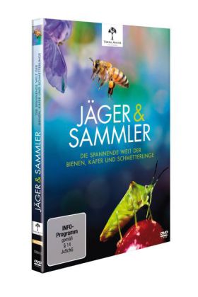 Jäger & Sammler - Die spannende Welt der Bienen, Käfer und Schmetterlinge, 1 DVD