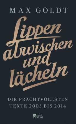 Lippen abwischen und lächeln 