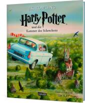 Harry Potter und die Kammer des Schreckens (farbig illustrierte Schmuckausgabe) (Harry Potter 2) Cover