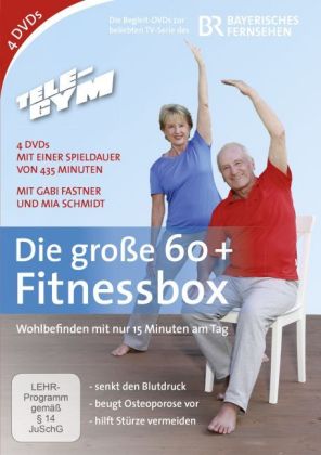 Die große 60+ Fitness-Box von TELE-GYM, 4 DVDs 