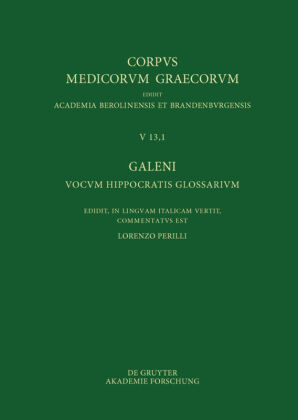 Galeni vocum Hippocratis Glossarium / Galeno, Interpretazione delle parole difficili di Ippocrate 