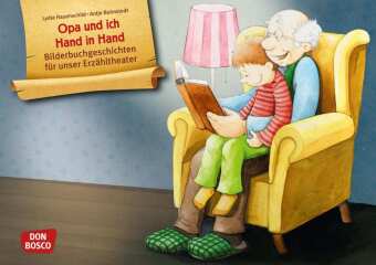 Opa und ich Hand in Hand. Kamishibai Bildkartenset