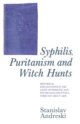Syphilis, Puritanism and Witch Hunts 