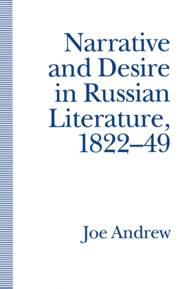 Narrative and Desire in Russian Literature, 1822-49 