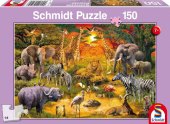 Tiere in Afrika (Kinderpuzzle)