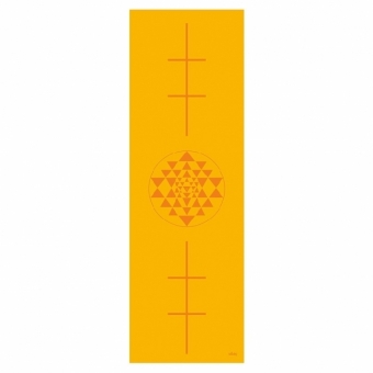 Yogamatte Leela Collection Yantra/Alignment, saffron 