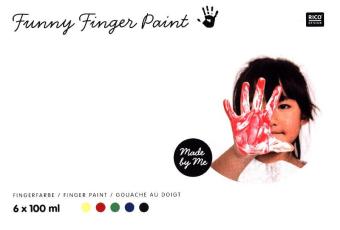 Fingerfarben-Set 6 x 100 ml 
