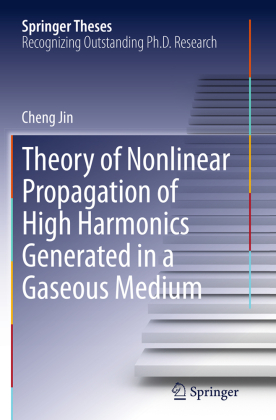 Theory of Nonlinear Propagation of High Harmonics Generated in a Gaseous Medium 