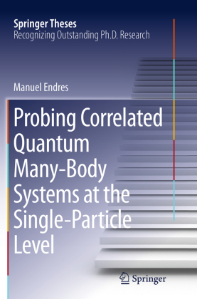 Probing Correlated Quantum Many-Body Systems at the Single-Particle Level 