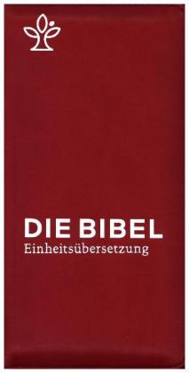 Die Bibel. Einheitsübersetzung, Taschenausgabe mit Reißverschluss - rot 