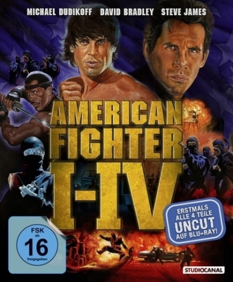 American Fighter 1-4, 4 Blu-ray 