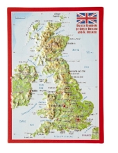 Reliefpostkarte Großbritanien