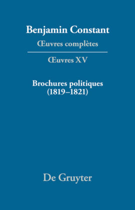 Brochures politiques (1819-1821) 