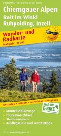 PublicPress Wander- und Radkarte Chiemgauer Alpen, Reit im Winkl, Ruhpolding, Inzell