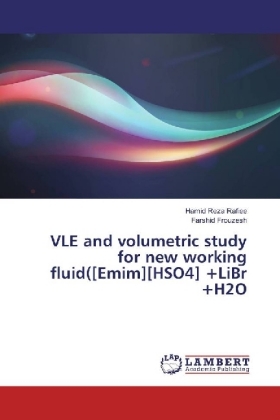 VLE and volumetric study for new working fluid([Emim][HSO4] +LiBr +H2O 