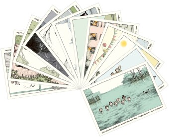 Alle Kinder, gemischtes Postkartenset (12 Stück/12 Motive)