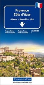 Kümmerly+Frey Karte Provence - Côte d'Azur Regionalkarte