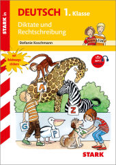 Stark in Deutsch 1. Klasse - Diktate und Rechtschreibung, m. MP3-CD Cover