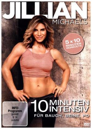 Jillian Michaels - 10 Minuten Intensiv für Bauch, Beine, Po, 1 DVD