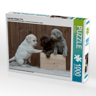 Labrador Welpen Trio (Puzzle) 
