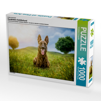 Ein Motiv aus dem Kalender Hundeleben Schäferhund (Puzzle) 