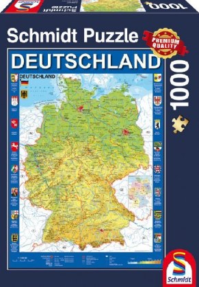 Deutschlandkarte (Puzzle) 