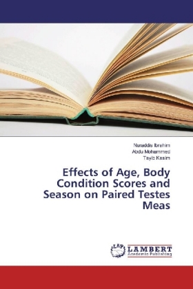 Effects of Age, Body Condition Scores and Season on Paired Testes Meas 
