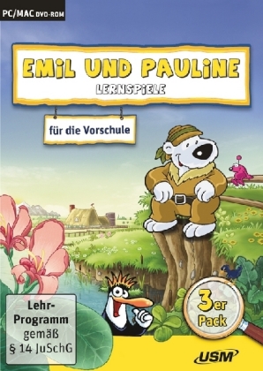 Emil und Pauline - Lernspiele für die Vorschule, 1 DVD-ROM