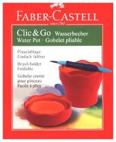 Wasserbecher CLIC&GO Rot