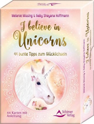 I believe in Unicorns, 44 Karten m. Anleitungsbuch
