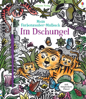 Mein Farbenzauber-Malbuch: Im Dschungel 