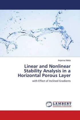 Linear and Nonlinear Stability Analysis in a Horizontal Porous Layer 