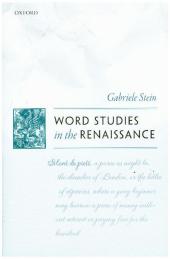 Word Studies in the Renaissance