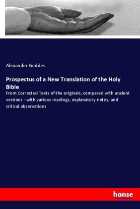 Prospectus of a New Translation of the Holy Bible 