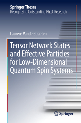 Tensor Network States and Effective Particles for Low-Dimensional Quantum Spin Systems 
