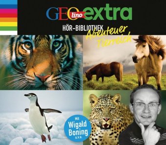 GEOlino extra Hör-Bibliothek - Abenteuer Tierreich, 4 Audio-CDs