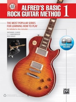 Alfred's Basic Rock Guitar Method 1, m. 1 Buch, m. 1 Beilage 