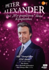 Die Peter Alexander "Wir gratulieren" Show - Komplettbox 1979-1985, 4 DVD