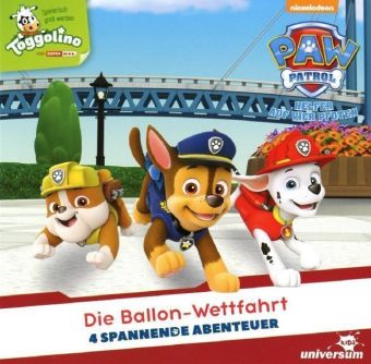 Paw Patrol - Die Ballon-Wettfahrt, 1 Audio-CD